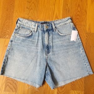 MAVI High-Waist Denim blue jean shorts